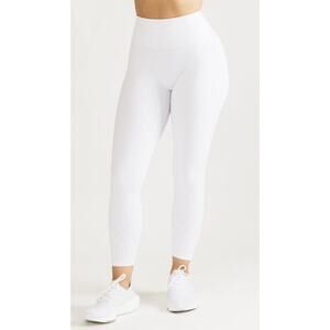 Alphalete Leggings Pulse Surge Tight White Athletic Workout Yoga Gym Running
